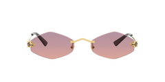 Cartier CT0433S 4 55 Women's Rimless Sunglasses image- 2