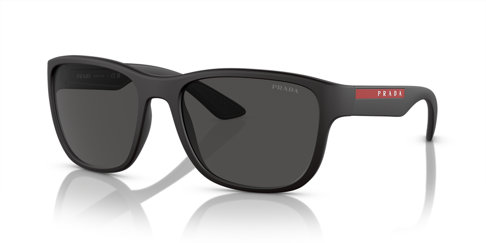 Prada Black Men's SPS01U Sunglasses