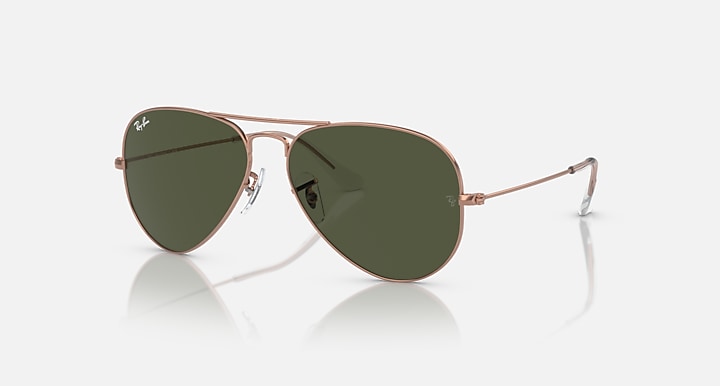 Ray-Ban AVIATOR ROSE GOLD RB3025 Unisex Sunglasses