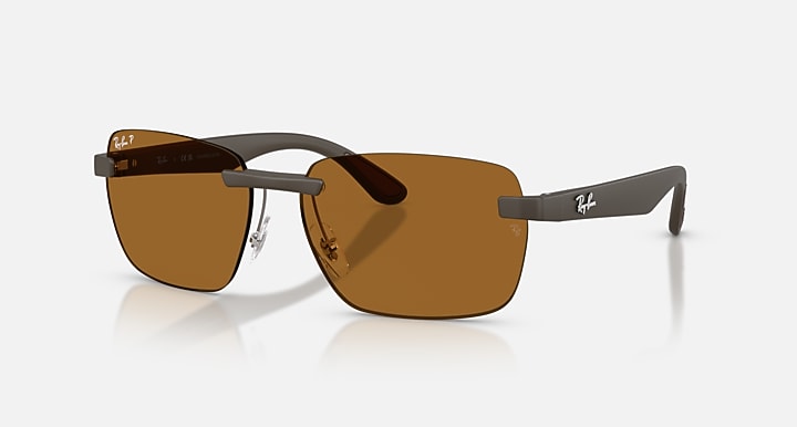 RAY-BAN 0RB4470CH 6124BB 59 Unisex Rimless Sunglasses-image 1