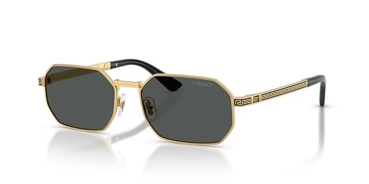 Versace Geometric-Style Sunglasses-image 1