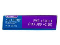 Air Optix plus Hydraglyde Multifocal Pack of 6 - Image 2