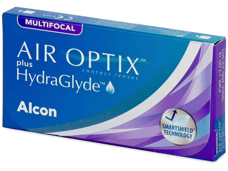 Air Optix plus Hydraglyde Multifocal Pack of 6 - Image 1
