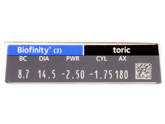 Biofinity Monthly Toric Pack of 3-image 2
