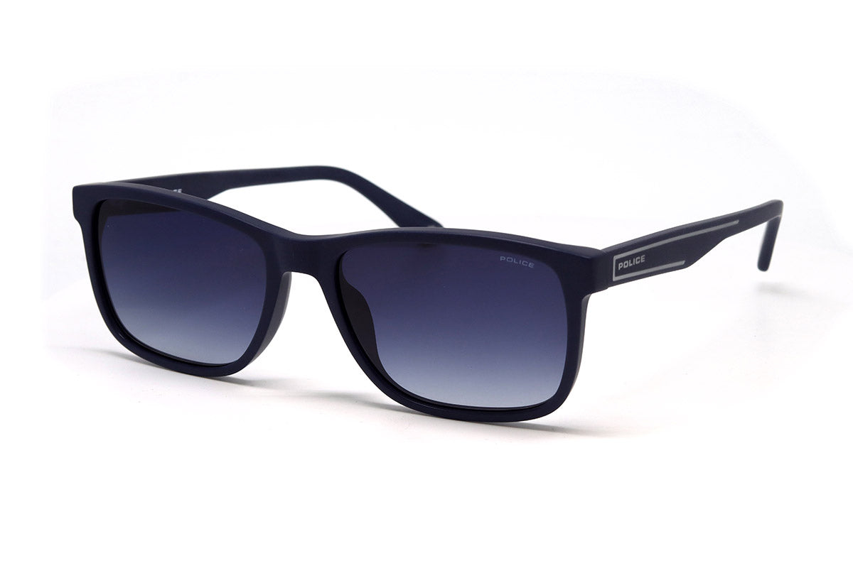POLICE SPLB40N 0C03 56 Men's Full Rim Sunglasses image 1