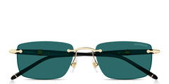 Mont Blanc Rectangle-Style Sunglasses-image 2