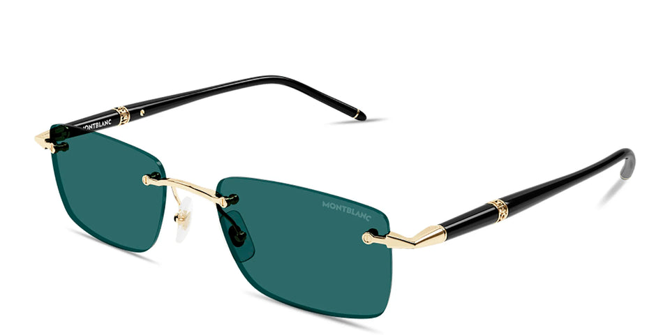 Mont Blanc Rectangle-Style Sunglasses