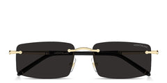 Mont Blanc Rectangle-Style Sunglasses-image 1
