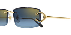 Cartier CT0465S 2 56 Men's Rimless Sunglasses image - 4