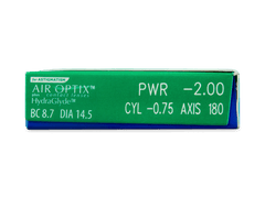 Air Optix plus Hydraglyde Toric Pack of 3-image 2