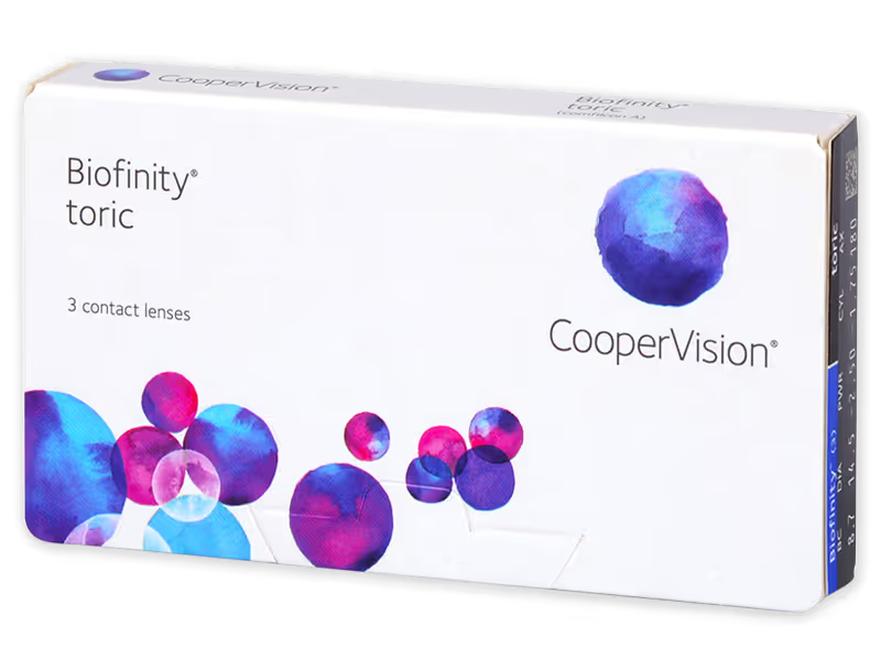 Biofinity Monthly Toric Pack of 3-image 1