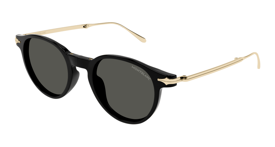 Mont Blanc Round-Style Sunglasses
