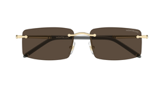Mont Blanc Rectangle-Style Sunglasses-image 2