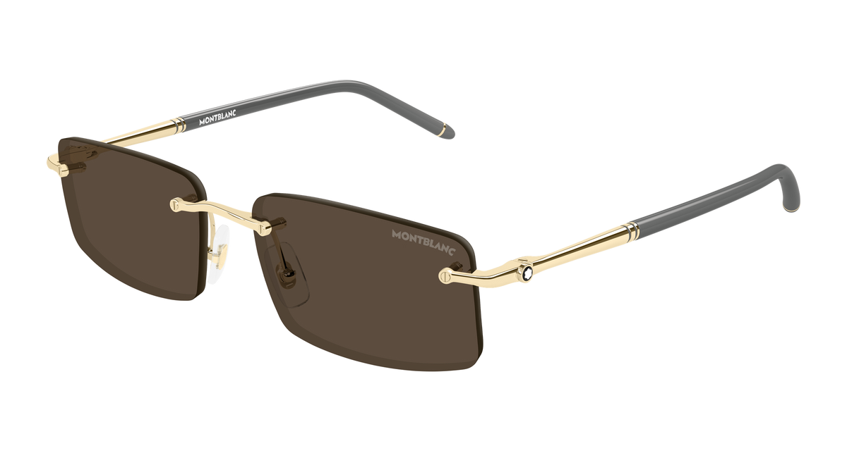 Mont Blanc Rectangle-Style Sunglasses-image 1