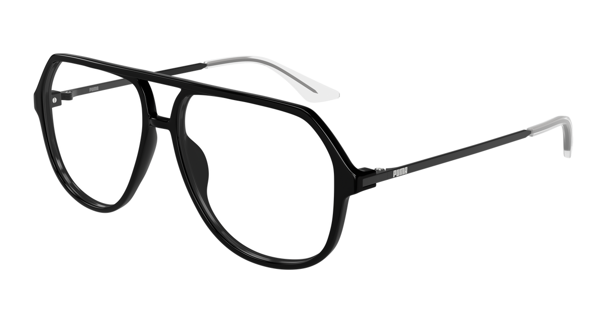 PUMA PU0460O 001 58 Unisex Eyeglasses-image 1