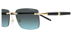 Mont Blanc Rectangle-Style Sunglasses-image 3