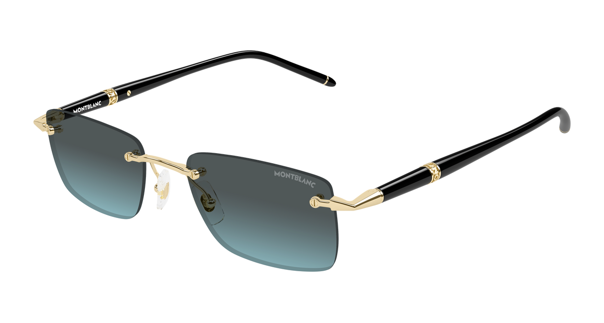 Mont Blanc Rectangle-Style Sunglasses-image 1