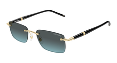 Mont Blanc Rectangle-Style Sunglasses-image 1