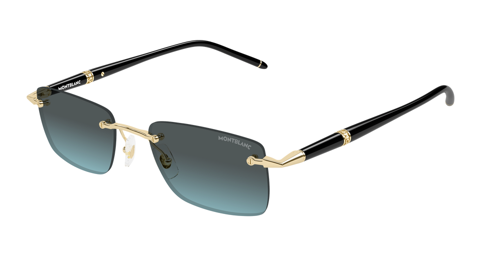 Mont Blanc Rectangle-Style Sunglasses
