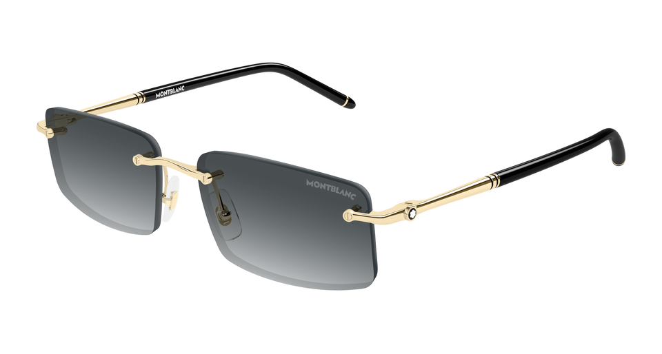 Mont Blanc Rectangle-Style Sunglasses