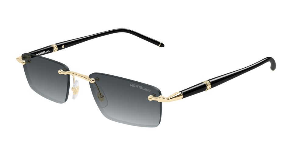 Mont Blanc Rectangle-Style Sunglasses