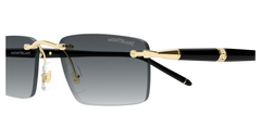 Mont Blanc Rectangle-Style Sunglasses-image 3