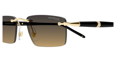 Mont Blanc Rectangle-Style Sunglasses-image 3