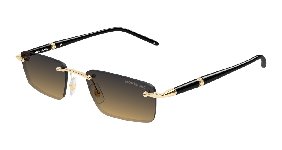 Mont Blanc Rectangle-Style Sunglasses