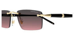 Mont Blanc Rectangle-Style Sunglasses-image 3