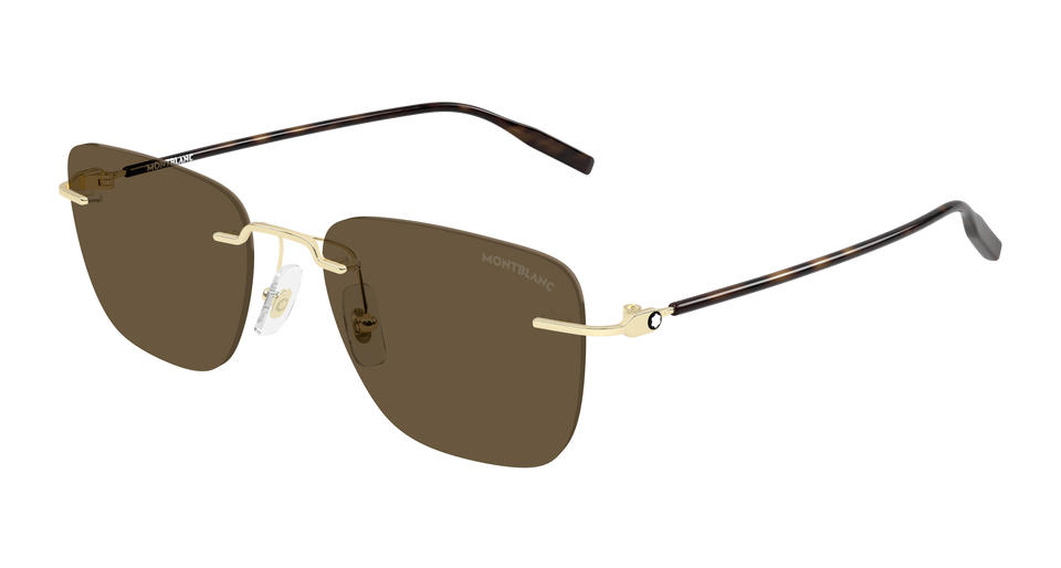 Mont Blanc Square-Style Sunglasses