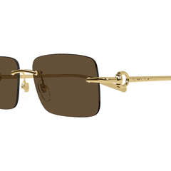 Gucci GG1703S 4 55 Men's Rimless Sunglasses - Image 3
