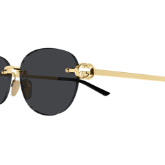 Gucci GG2230SA 1 59 Unisex Rimless Sunglasses - Image 3