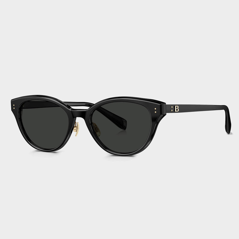 Bolon BL3262 C10 Women's Black Full Rim Acetate Sunglasses 54mm