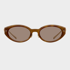 Bolon BX3011 A22 Women's Brown Havana Full Rim Acetate Sunglasses 54mm -Image 2