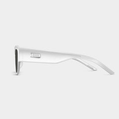 Bolon BX5008 C90 Women's White Rimless Acetate Sunglasses 55mm - Image 3