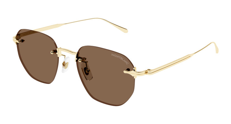 Mont Blanc Round-Style Sunglasses-image 1