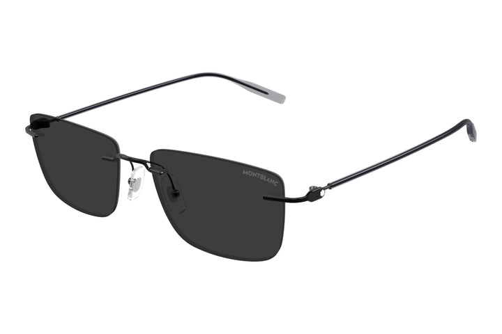Montblanc MB0429S 1 56 Men's Rimless Sunglasses -Image-1