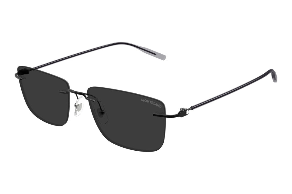 Montblanc MB0429S 1 56 Men's Rimless Sunglasses