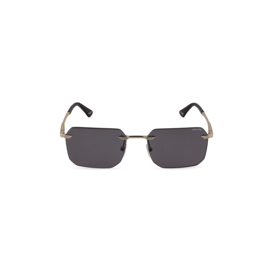 POLICE SPLU75 300 57 Unisex Rimless Sunglasses