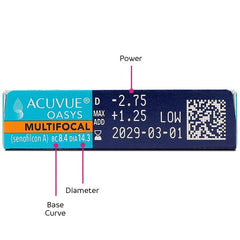 Acuvue Oasys Multifocal Bi-weekly Pack of 6