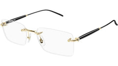 Montblanc MB0411O 001 55 Unisex Eyeglasses-image 1