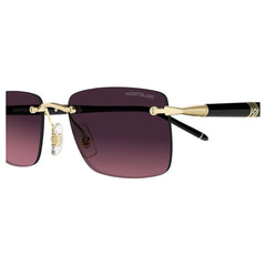 Mont Blanc Rectangle-Style Sunglasses-image 3