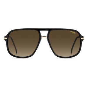 Carrera Black Gold Square Sunglasses  