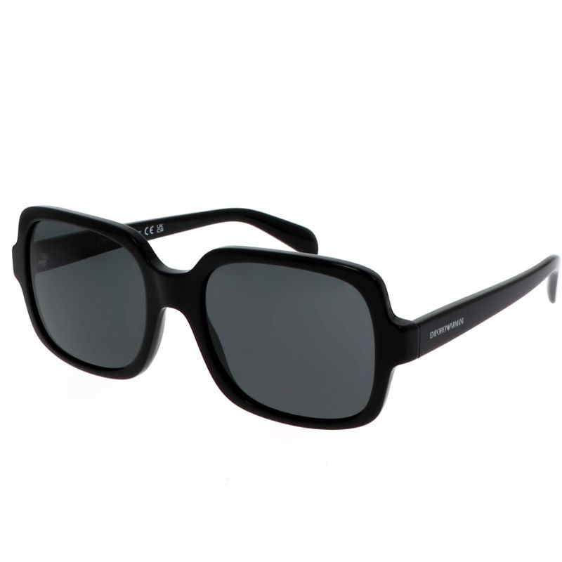 EMPORIO ARMANI SHINY BLACK SUNGLASSES-EA4195 