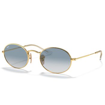 Ray-Ban Oval Flat Sunglasses-RB3547