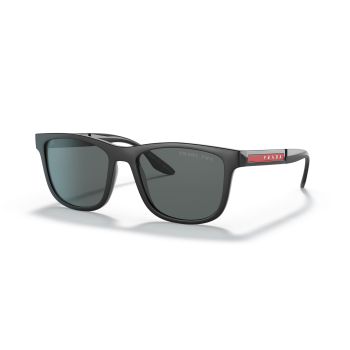 Prada Linea Rossa Square Black Sunglasses-SPS04X DG002G 54
