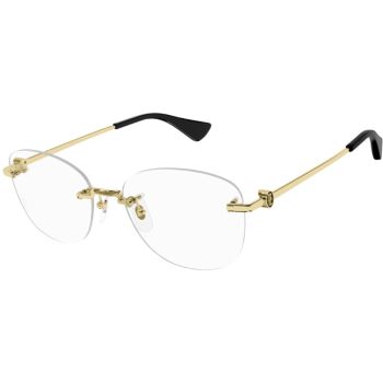 Cartier CT0414O Gold Rimless Eyewear
