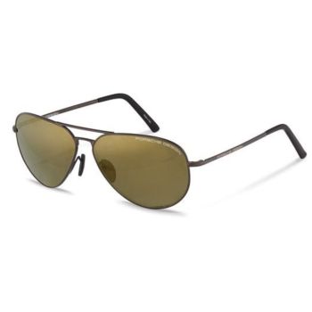 Porsche Design Brown Pilot Sunglasses
