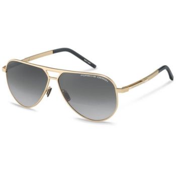 Porsche Design Aviator Gold Sunglasses-P8942 C 63