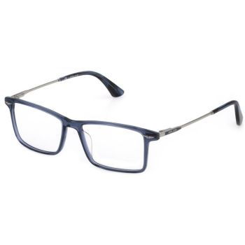 Police Rectangle VPLD92 Eyeglass Frames 